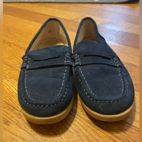H&M Boys Navy Dress Loafers - Picture 1 of 7